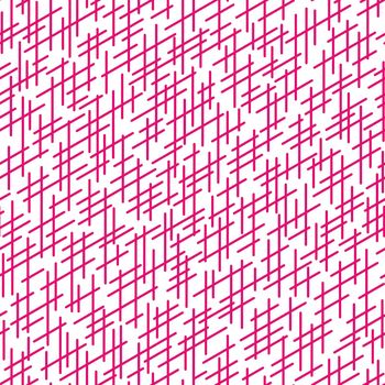 Randomly crossing lines making pattern.Chaotic short lines seamless pattern,chips and sticks modern repeatable motif.Pink white colors.Good for print, textile,fabric, background, wrapping paper