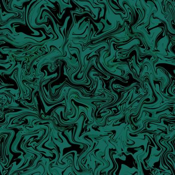 Abstract seamless pattern. Liquid marble wave colorful art background texture.Good for fabric, cover, flyer, brochure, poster, Invitation, floor, wall, wrapping paper.Tidewater Green,2021 Color Trend.