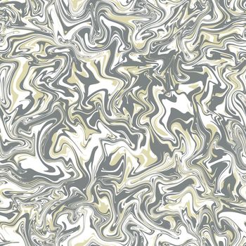 Abstract seamless pattern. Liquid marble wave colorful art background texture.Good for fabric, cover, brochure, poster, Invitation, floor, wall and wrapping paper. Gray, beige, white colors