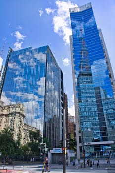 Sao Paulo, Modern city street view, Brazil, South America