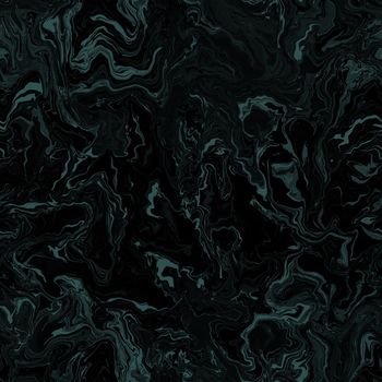Abstract seamless pattern. Liquid marble wave colorful art background texture.Good for fabric, cover, brochure, poster, Invitation, floor, wall and wrapping paper. Black, green gray, dark gray color
