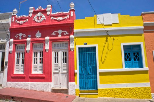 Olinda, Old city street view, Brazil, South America