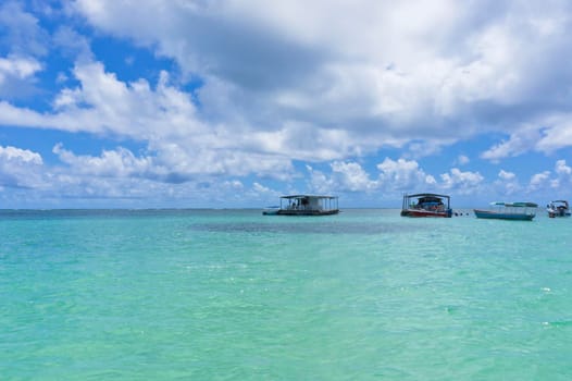 Morro de Sao Paulo, Tropical beach view, Bahia, Brazil, South America