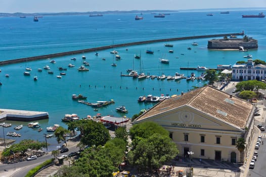 Salvador de Bahia, Old port view, Brazil, South America