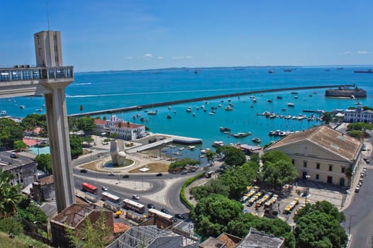 Salvador de Bahia, Old port view, Brazil, South America