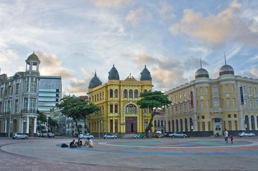 Recife, Old city street view, Brazil, South America