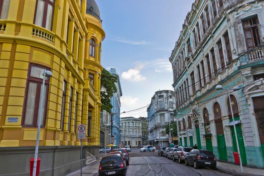 Recife, Old city street view, Brazil, South America