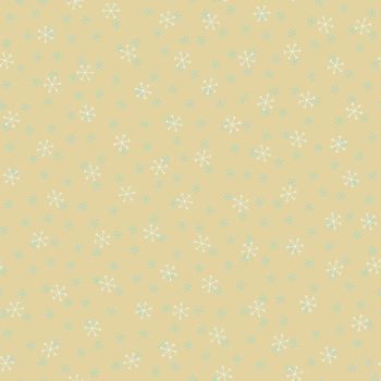 Seamless Christmas pattern doodle with hand random drawn snowflakes.Wrapping paper for presents, funny textile fabric print, design, decor, food wrap, backgrounds. new year.Raster copy.Beige white
