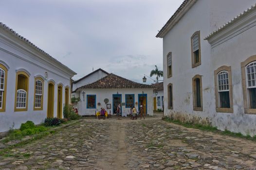 Paraty, Old city street view, Brazil, South America