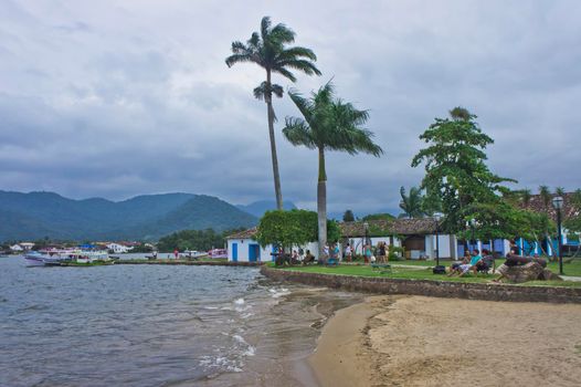 Paraty, Old city street view, Brazil, South America