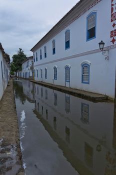 Paraty, Old city street view, Brazil, South America