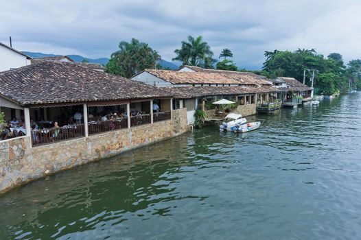 Paraty, Old city canal view, Brazil, South America