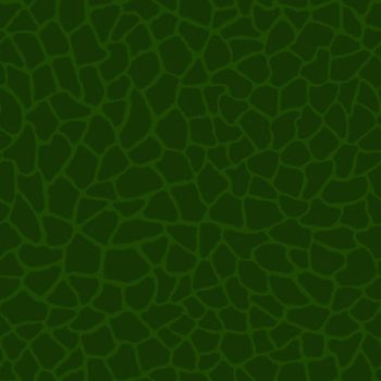 Giraffe skin color seamless pattern with fashion animal print for continuous replicate. Chaotic mosaic khaki pieces on green background. Wrapping paper, funny textile fabric print,design,decor.
