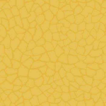 Giraffe skin color seamless pattern with fashion animal print for continuous replicate. Chaotic mosaic peach pieces on mustard background. Wrapping paper, funny textile fabric print,design,decor.