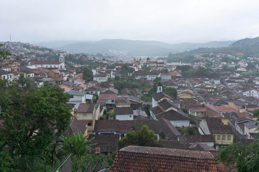 Mariana, Old city street view, Brazil, South America