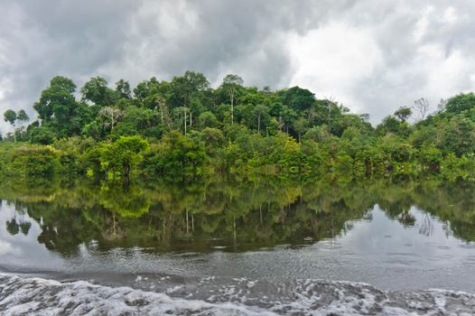 Amazon river reflection, Brazil, South America