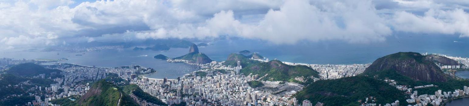 Modern city panoramic view, Rio de Janeiro, Brazil, South America