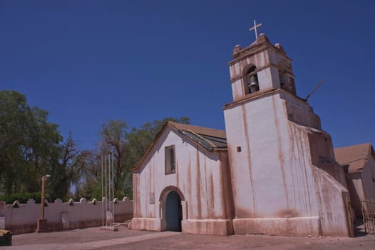 San Pedro de Atacama, Old city street view, Chile, South America