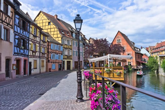 Colmar, Old city canal view, France