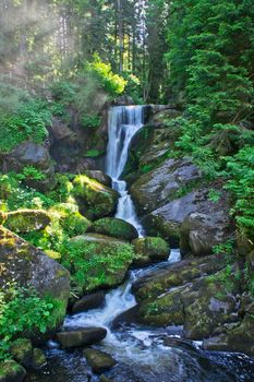 Triberg Park Waterfall, Germany, Europe