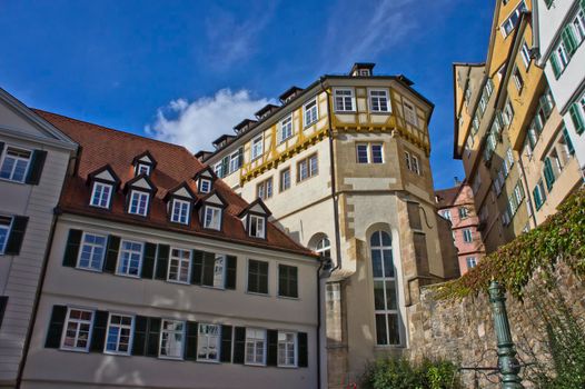 Tübingen, Old city street view, Germany