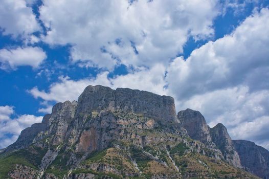 Vikos Gorge panoramic view, Epirus, Greece, Europe