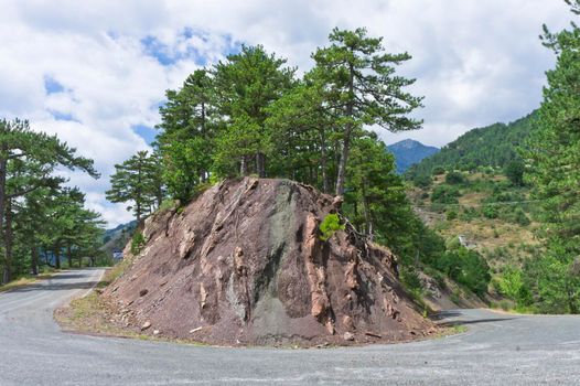 Road Through Mountains, Natural landscape in Epirus, Ioannina, Greece