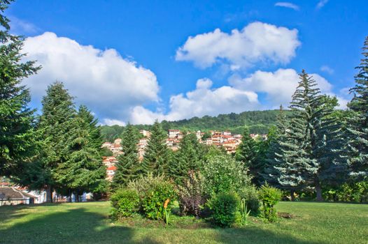 Metsovo Epirus, Old city street view, Greece, Europe