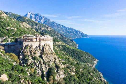 Mount Athos, Simonos Petra, Eastern Orthodox Monastery, Greece, Europe