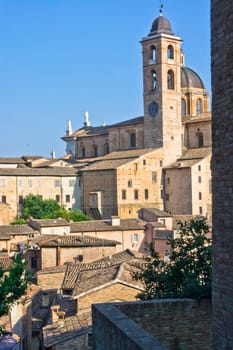 Urbino, Old city panoramic view, Italy, Europe