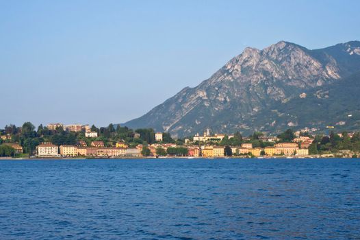 Lecco, Old city view from the lake, Italy, Europe