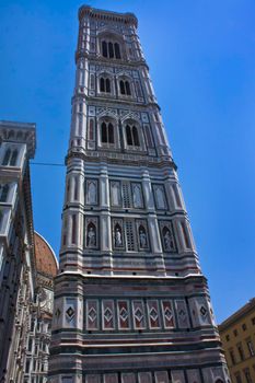 Florence, Old city street view, Italy, Europe