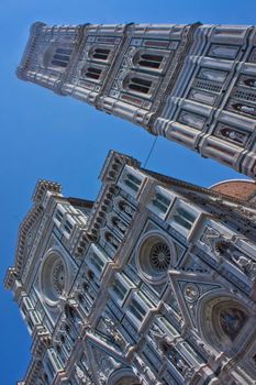 Florence, Old city street view, Italy, Europe