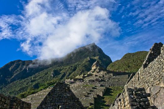 Machu Picchu on a sunny day, Peru, South America