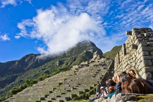 Machu Picchu on a sunny day, Peru, South America