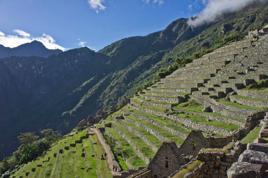 Machu Picchu on a sunny day, Peru, South America