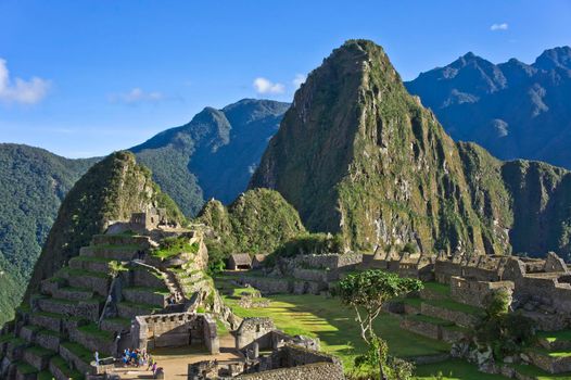 Machu Picchu on a sunny day, Peru, South America