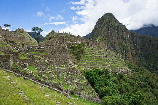 Machu Picchu on a sunny day, Peru, South America