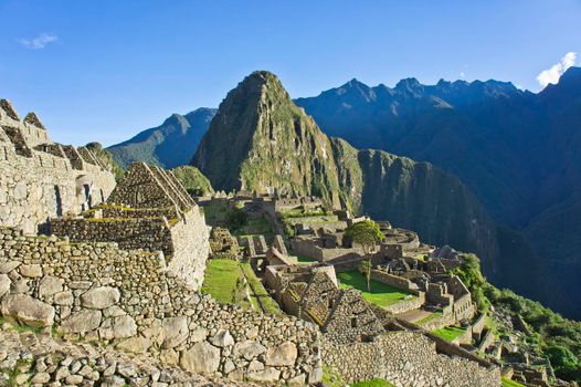 Machu Picchu on a sunny day, Peru, South America