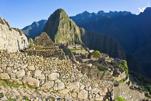 Machu Picchu on a sunny day, Peru, South America