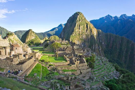 Machu Picchu on a sunny day, Peru, South America