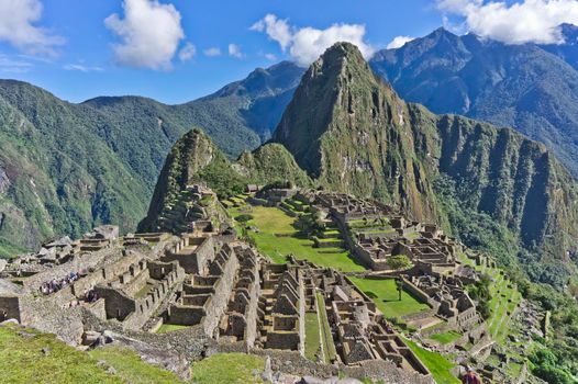 Machu Picchu on a sunny day, Peru, South America