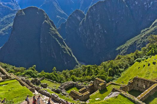 Machu Picchu on a sunny day, Peru, South America