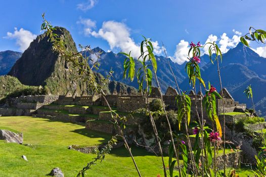 Machu Picchu on a sunny day, Peru, South America