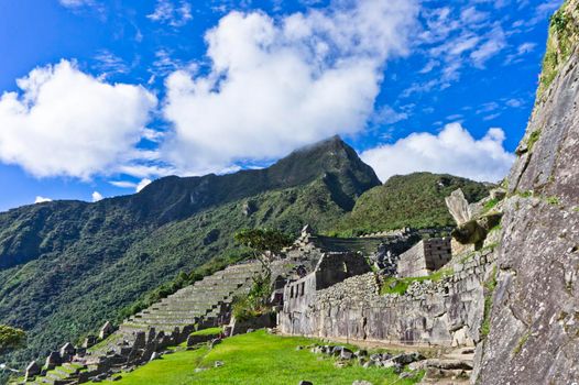 Machu Picchu on a sunny day, Peru, South America