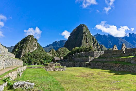 Machu Picchu on a sunny day, Peru, South America