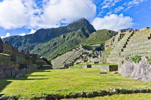 Machu Picchu on a sunny day, Peru, South America