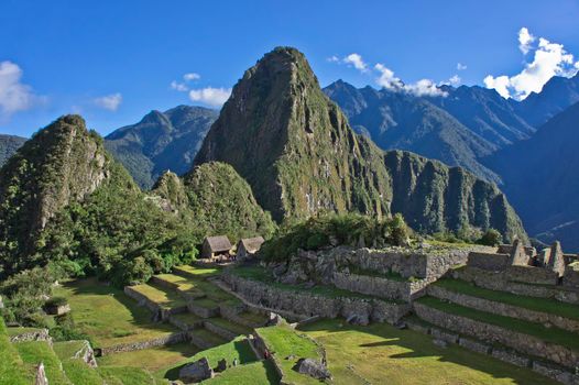 Machu Picchu on a sunny day, Peru, South America