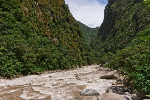 Aguas Calientes, Urubamba River, Machu Picchu, Peru, South America