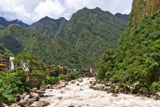 Aguas Calientes, Urubamba River, Machu Picchu, Peru, South America